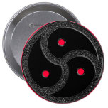 BDSM EMBLEM CHROME - Button