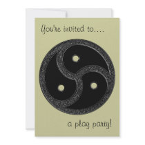 BDSM EMBLEM CHROME - Invitation
