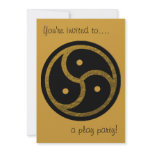 BDSM EMBLEM GOLD - Invitation