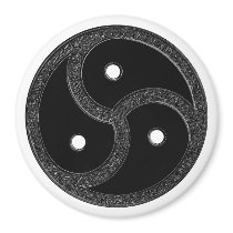 BDSM EMBLEM Magnet Chrome Look