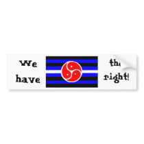 BDSM Rights 2 Bumper Sticker