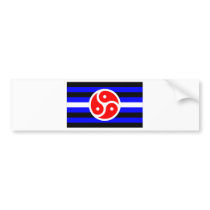 BDSM rights flag Bumper Sticker