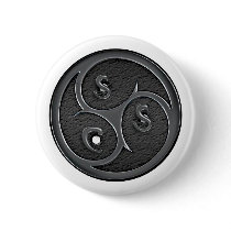 BDSM / SSC Triskel Pinback Button