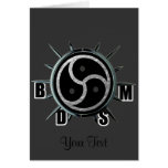 BDSM Symbol and Metal Spiked Collar