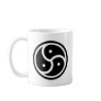 BDSM Symbol Black and White Coffee Mugs