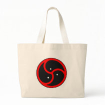 BDSM symbol black~red Canvas Bag
