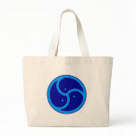BDSM symbol blue Canvas Bag