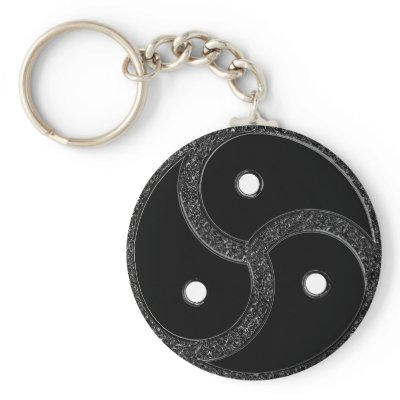 BDSM Symbol Chrome Keychain by bdsm_emporium
