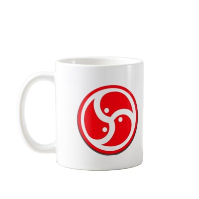 BDSM Symbol Red Coffee Mugs by rogerme