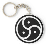 BDSM Triskellion symbol keychains