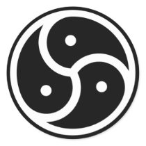 BDSM Triskellion symbol Sticker