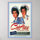 Be A Cadet Nurse ~ Vintage Nurse posters