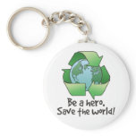 Be A Hero, Recycle Keychain