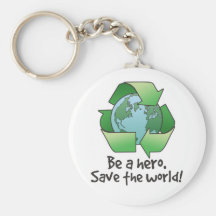 Be A Hero, Recycle Keychain
