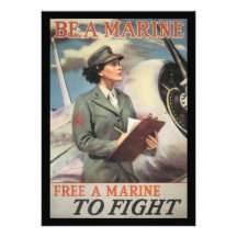 Be A Marine World War II Personalized Invite