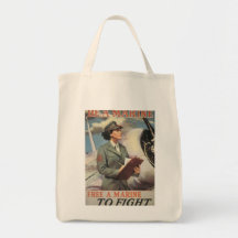 Be A Marine World War II Tote Bag