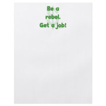 Be A Rebel Get A Job Personalized Flyer