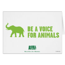 Be a Voice For Animals Card