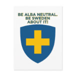 Be Alba Neutral-Be Sweden About It Postcard