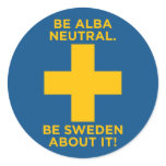 Be Alba Neutral-Be Sweden About It Sticker