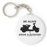 Be Alive Drive A Scooter (Scooter Silhouette)
