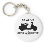 Be Alive Drive A Scooter (Scooter Silhouette)