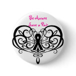 Be Aware Save a Pair Breast Cancer Awareness Pin