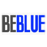 Be Blue Photo Card Template