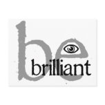 be_brilliant_eye_millesime postcard