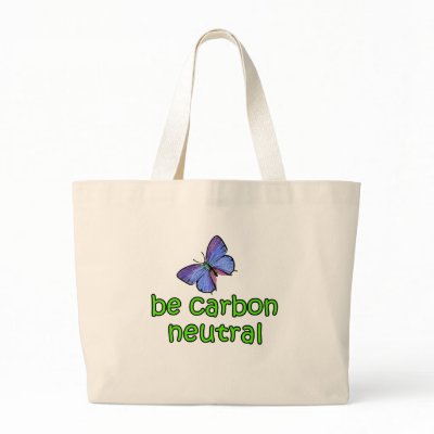 Be Carbon Neutral Canvas Bags by greenbaby