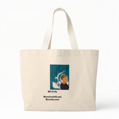 BE Coily Tote Bags by pmcdowel08