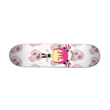 "Be Cool" Holly Rocket  Mini Cruiser Skate Deck