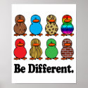 Be Different Ducks posters