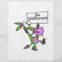 be different funky zebra pattern donkey flyers