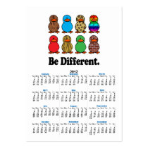 be different funny pattern ducky ducks business cards