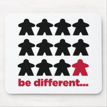 be different Meeples Mousepad