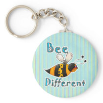 Be Different Spotted Bumble Bee Key Chains