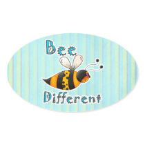 Be Different Spotted Bumble Bee Sticker