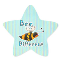 Be Different Spotted Bumble Bee Sticker