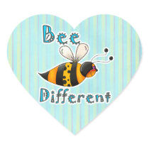 Be Different Spotted Bumble Bee Stickers