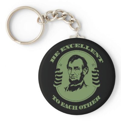Be Excellent $7.50 Key Chain by curious_inkling