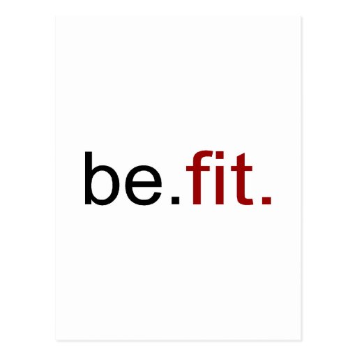 be fit post cards