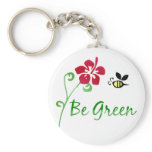 Be Green Keychain