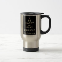 Be Happy and Play Ukulele mugs