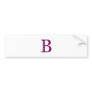 Be Happy (deep purple) Bumper Sticker