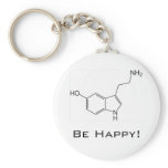 Be Happy! Serotonin Keychain