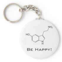 Be Happy! Serotonin Keychain