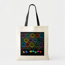 Be Happy Tote Bag
