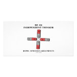 Be Independent Thinker Reject Specious Arguments photo cards