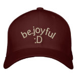 be.joyful :D Embroidered Hat